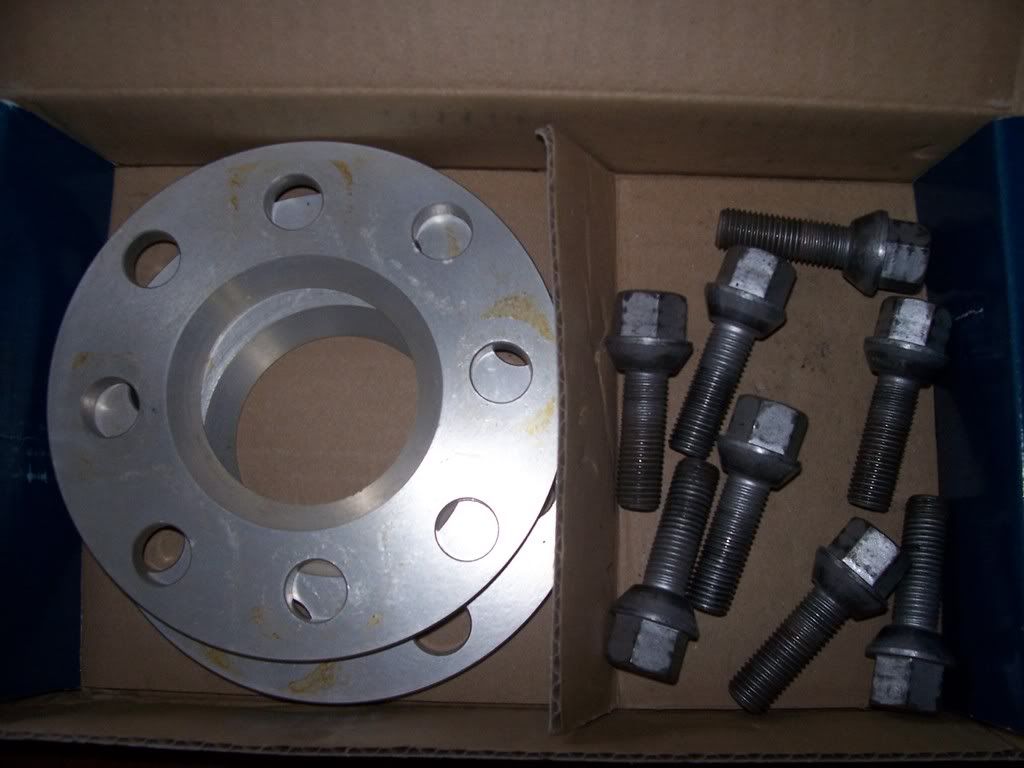 FS4x100 H&R Trak wheel spacers 8mm and 5mm sets with bolts VW Vortex