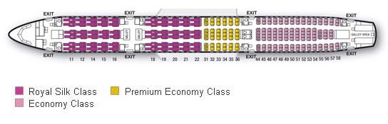 A340 500 Seating Chart