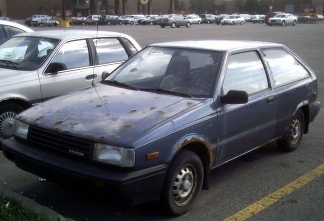 Hyundai Excel 1999. 1994 Hyundai Excel Sprint