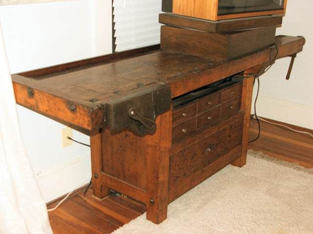 Antique Cabinet Makers Workbench