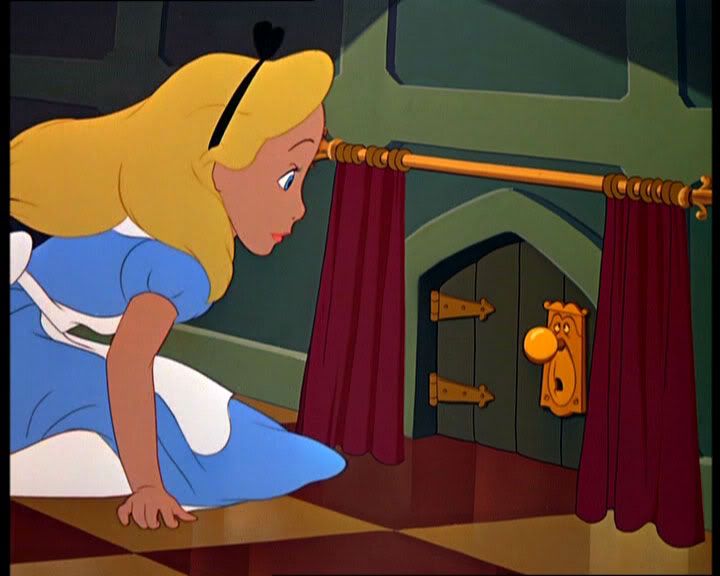 Alice In Wonderland Door Knob