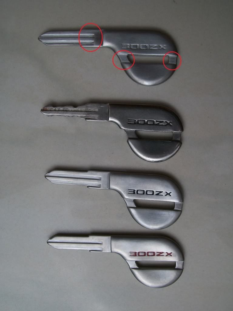 Nissan 300zx titanium key #8