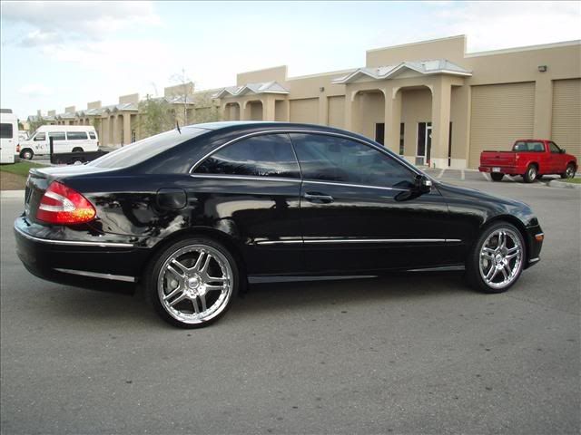 We just bought an'04 CLK 500 but it doesn't have stock rims