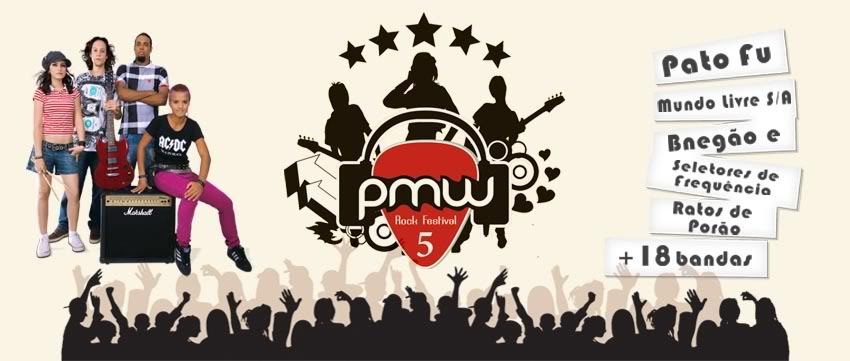 Participe do sorteio de entrados do 5º PMW Rock Festival aqui