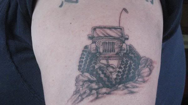 jeep tattoo. jeep stencil/silhouette - Page