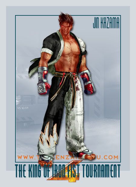 Jin Kazama T4 concept art Devil Jin in Tekken 5 Dark Resurrection