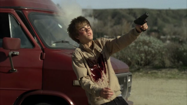 justin bieber shot on csi gif. justin bieber shot several