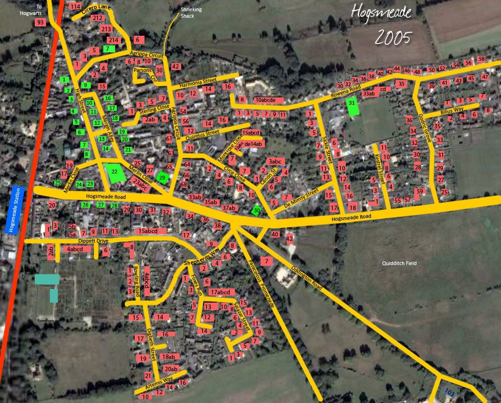 Hogsmeade Map