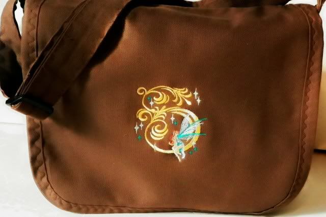 Brown & Turquoise Messenger Bag