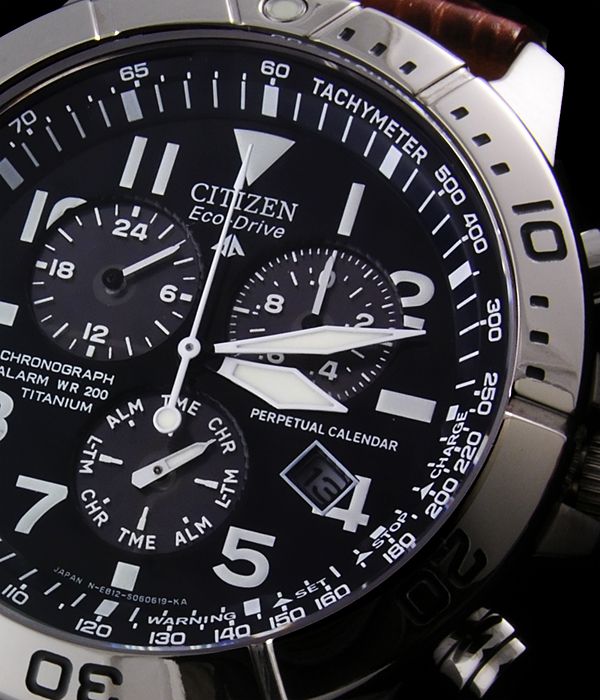 citizen titanium alarm chronograph