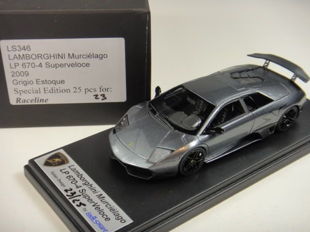 1 43 LOOKSMART LAMBORGHINI SV670 GRIGIO ESTOQUE LIMITE 25 PIECE N BBR MR 