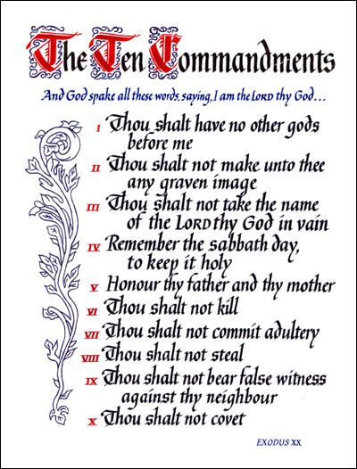 ten commandments of dating. The 10 Commandments Pictures, Images and Photos