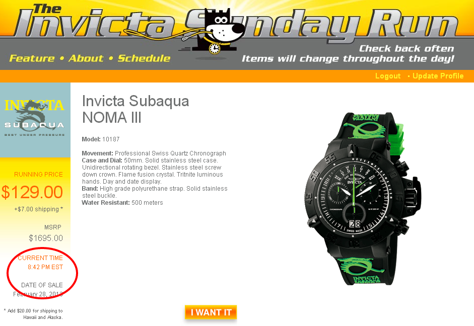 invicta run