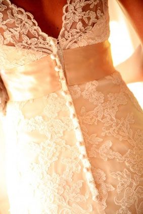 Embroidered Overlay or Lace Design on Sheer Fabric