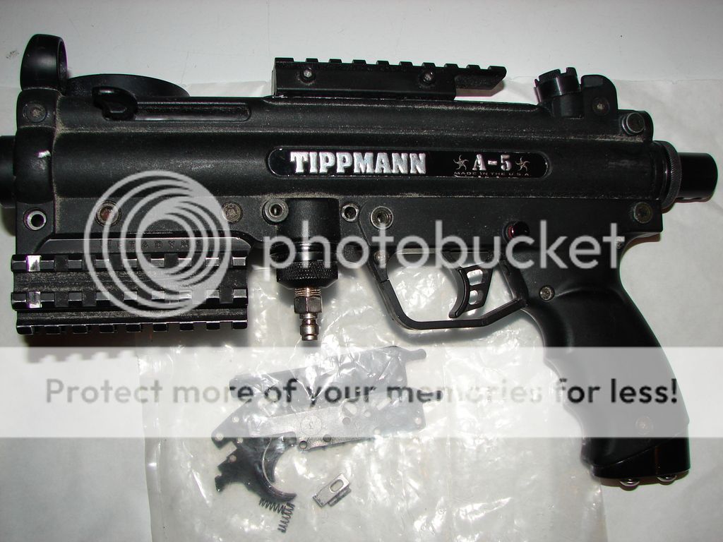 Tippmann a5 with a bit of upgrades