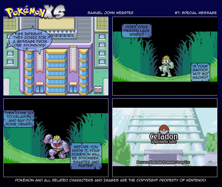 Pokemon XS - Sprite Comic