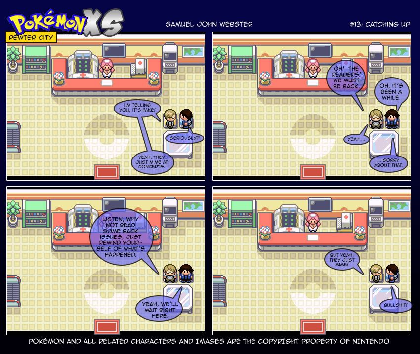 Pokemon XS - Sprite Comic