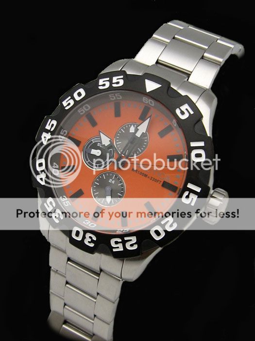 NEW MENS OVERSIZED STEEL MONSTER SPORTS BFD100 SPORTS WATCH   HUGE 