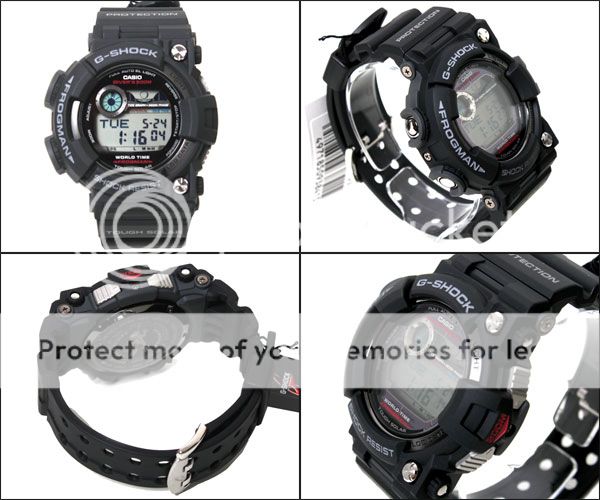 NEW 2011 CASIO G SHOCK 200M SOLAR FROGMAN DIVE WATCH GF 1000 1DR