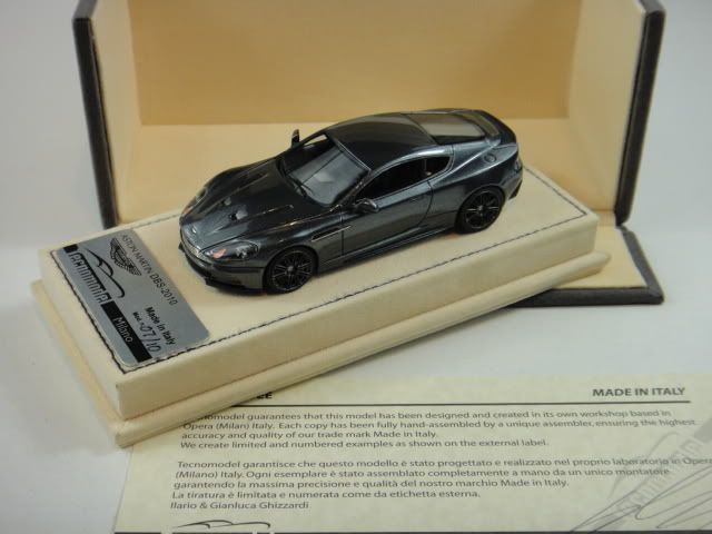 43 TECNOMODEL ASTON MARTIN DBS METEORITE SILVER BBR  