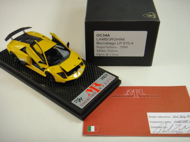 43MR LAMBORGHINI SV MIDAS YELLOW OPEN/CLOSE LIMITED 200 PIECES N BBR 