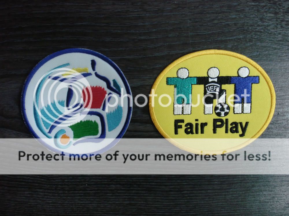 VINTAGE EURO 96 + Fair Play FINALS Velvet Patch  